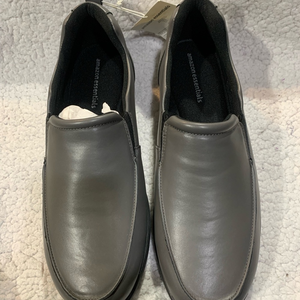 Amazon Essentials Gray Loafers Slip-On service shoes
